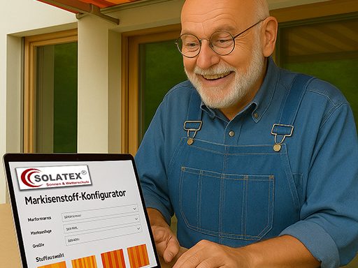 Markisenstoff konfigurieren