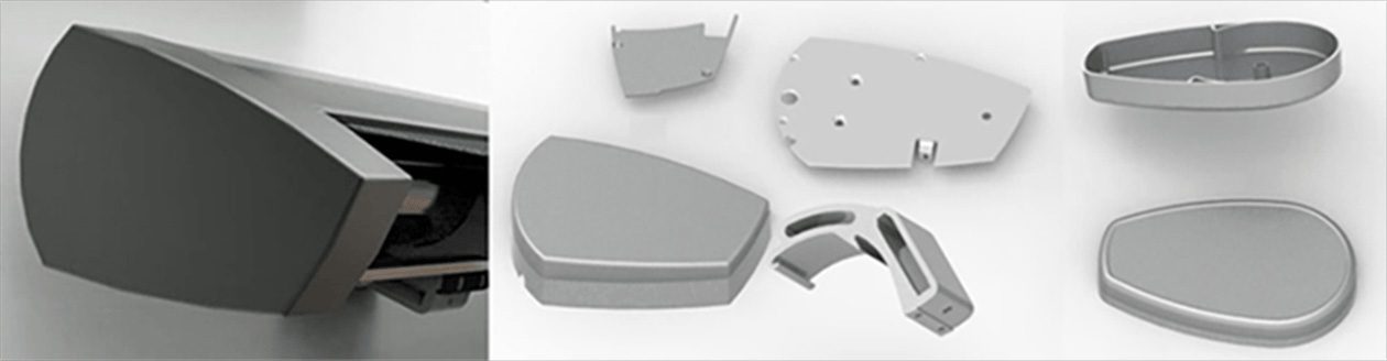 Aluminium Teile einer Markise von SOLATEX
